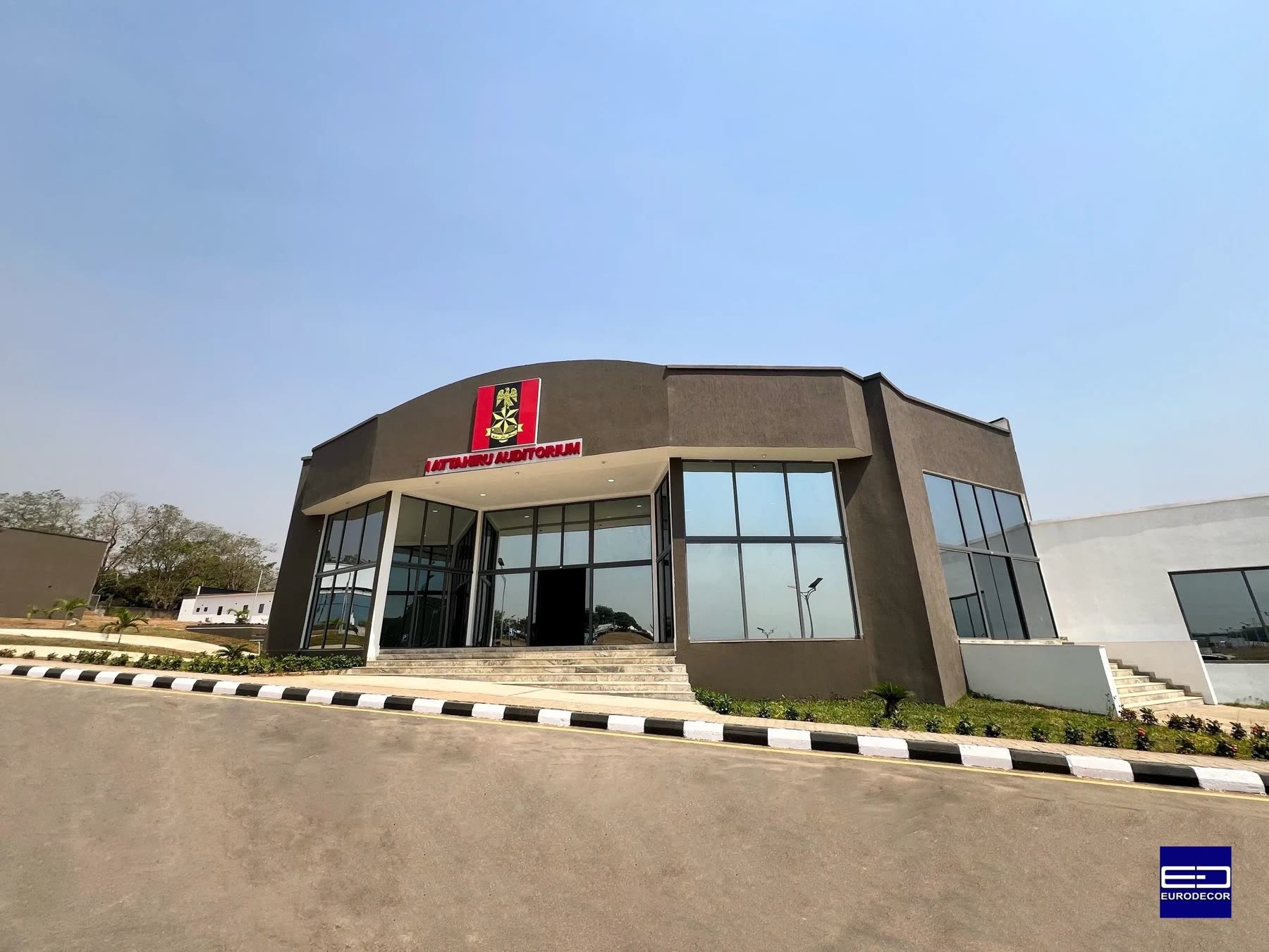The Nigerian Army Attahiru Auditorium with its glazed front